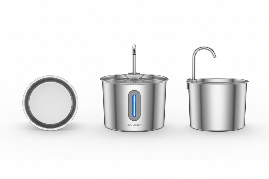 Fontana Automatica Pet - Angolazioni