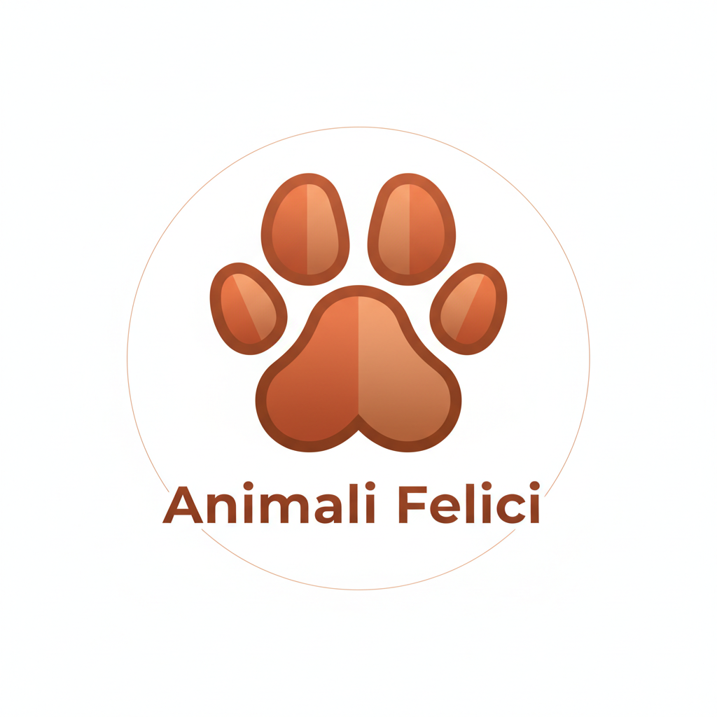 Logo Animali Felici con zampa